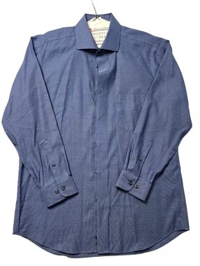 slim fit dress slacks Joseph Abboud NWT Blue Regular Fit Non-Iron Dress Shirt main image 0